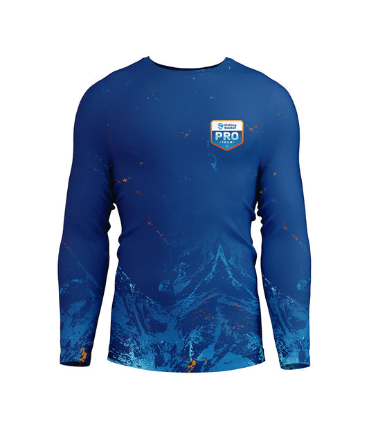 Dark long-sleeve Pro Team performance shirt